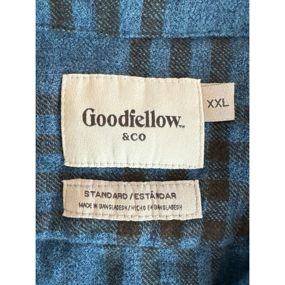 Goodfellow & Co. 100% Cotton Plaid Flannel Shirt XXL‎ - Picture 3 of 6
